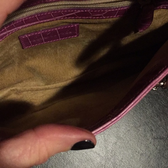 Ralph Lauren Ricky Id GENUINE alligator 🐊   chain handbag 👜 stunning - Picture 14 of 15